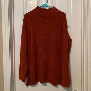 NWOT Burnt orange turtle neck sweater